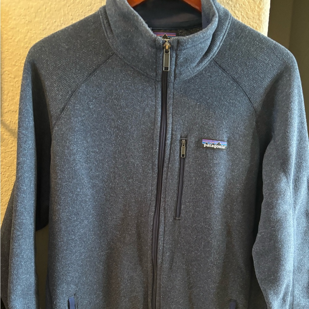 Patagonia Men’s Navy Full-zip Better Sweater